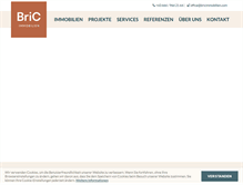 Tablet Screenshot of bricimmobilien.com